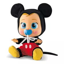 Boneca Crybabies Mickey Disney Chora Lágrimas De Verdade