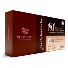 Barra De Chocolate 0% Açúcar Amargo 1,01kg 81% Cacau Premium