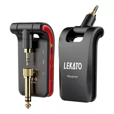Lekato Wireless Guitar System 2.4ghz Rechargeable Audio Wire