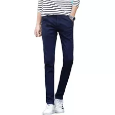 Pantalones Drill De Hombre Bolsillo Chino, Pantalones Strech