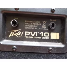 Peavey Pvi10 Bafles Cajas 10'' 100 Watts Par + Amplificador 