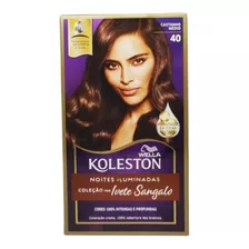 Tinta Para Cabelo Koleston Coloração Creme 40 Castanho Médio