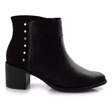 Bota Feminina Comfortflex Ankle Boot Cano Curto Salto Baixo