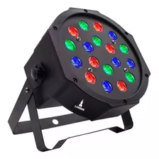 Kit X 5 Canhões Canhão Refletor 18 Led Rgb Dmx Marca Lorben