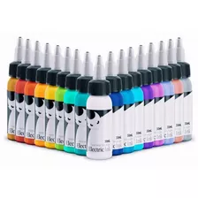 Kit 10 Tintas Tattoo Electricink 1oz Cada