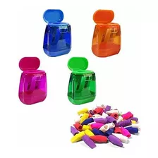 Sacapunta - Pencil Sharpeners With Pencil Erasers, Double Ho