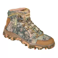 Botas Brahma Waterproof Hombre Rq3481 Camuflado Verde