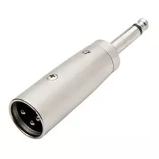 Conector Adaptador P10 Mono X Xlr Macho 