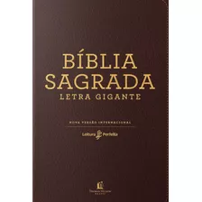 Bíblia Sagrada Leitura Perfeita | Nvi | Lt Gigante | Marrom