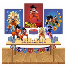 Kit Festa - Minha Festinha - Goku Dragon Ball