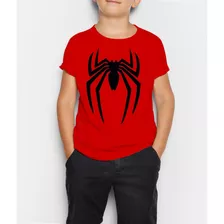 Camiseta Infantil Homem Aranha Spider Man Vermelha 4118