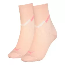 Medias Puma Women Seasonal 2p Rosa Mujer Algodon