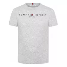 Camiseta Tommy Hilfiger Infantil Cinza Mescla 44022