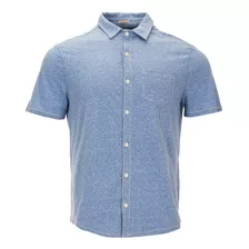 Camisa Hombre Jersey Azul Rockford
