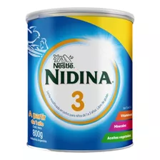 Leche De Formula En Polvo Nidina Etapa 3 +12m Lata 800 Gr