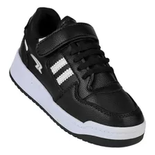 Tenis Casual Niño Negro Textil Stfashion 02603706