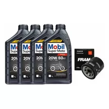 Kit Troca Oleo E Filtro Suzuki Boulevard M1800 Mobil 20w50