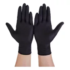 Guantes Descartables De Nitrilo Caja 100 - Mundo Trabajo