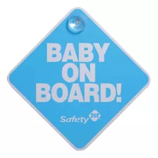 Letrero Baby On Board Azul Safety 1st