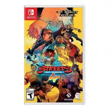 Streets Of Rage 4 Standard Edition Dotemu Nintendo Switch Físico