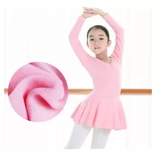 Vestido De Gimnasia De Ballet Para Niños De Invierno, Traje