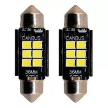 Par Led Torpedo Canbus Canceller R8 31 36 39 41mm Branco