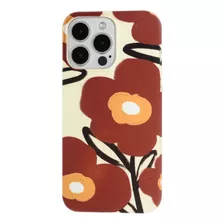 Case Para iPhone Flores Rojas - Funda Protectora