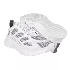 Tenis Casuales Dama Stylo 7802 Textil Blanco