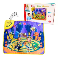  Tapete Musical Infantil Baby - Sons De Animais Com Luz 