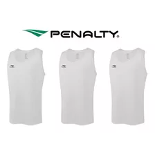 Kit 3 Camisetas Regata Academia Futebol Penalty Original