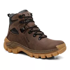 Bota Masculina Adventure Via Livre Couro Trilha Original