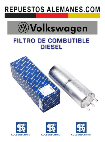 Filtro Diesel Volkswagen Touareg  Transporter  1.9  2.0  2.5 Foto 2