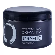 Máscara De Keratina Grafito 400ml - Cabellos Negros Y Plata