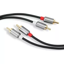 Cable Auxiliar Audio 2rca A 2rca Conector Macho Estéreo 1.5m