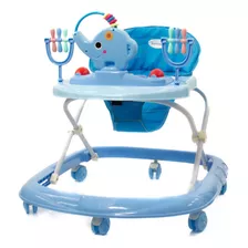 Andador Caminador Para Bebe Elefante Rainbow Color Azul
