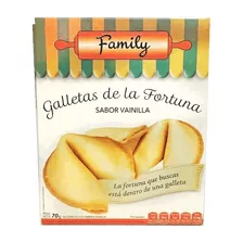 Galleta De La Fortuna Sabor Vainilla 70g 12u