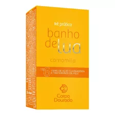 Kit De Banho Camomila Prático Corpo Dourado Banho De Lua