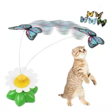 Borboleta Voadora Rotativa Elétrica Brinquedo Pet Gato