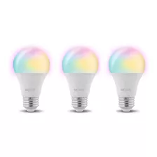 Lampara Led Bulb Nexxt Wifi Rgb 9w E27 220v Pack X3 Unidades