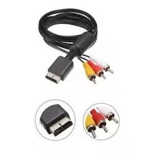 Cabo Av Audio E Video Rca Para Playstation 1, Ps2 E Ps3 1.80