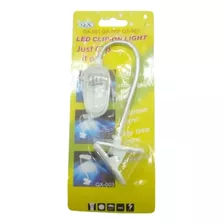 Pack X5 Lámpara Led Con Clip Para Lectura Nocturna