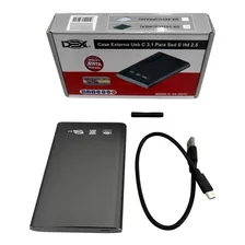 Case Para Hd Note Ssd Externo Usb C 3.1 Sata 2.5 6 Gbps Pc