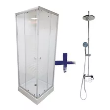 Shower Door Cuadrado 70x70+columna Ducha / Dechaus