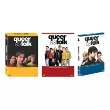 Box Queer As Folk 1ª + 2ª + 3ª Temporada - Original 16 Dvd's