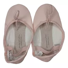 Zapatillas De Ballet Rosas Sintéticas Para Niña 14cm