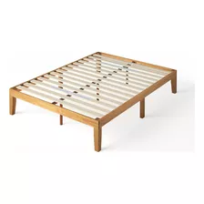 Base De Cama Europea Zinus 2 Plazas 150x190x36cm Color Beige