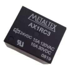 Rele Metaltex Ax1rc3 24vcc 15a/120vac - 5 Peças