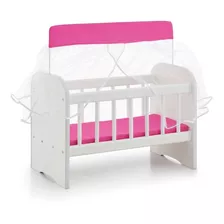 Berço De Boneca Enxoval Cor Pink | Reborn 