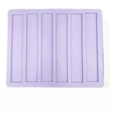 Molde De Silicone Para Resina -paleta De Marca-páginas Médio