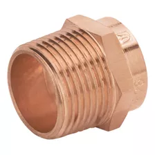 Conector De Cobre, Rosca Exterior, 3/4'', Basic, Foset 47626